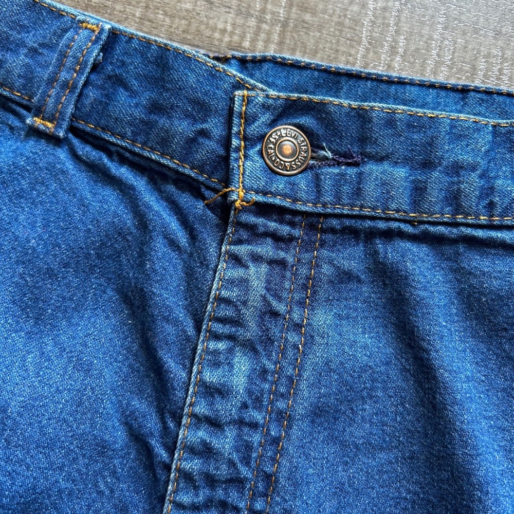 Vintage Levis Orange Tab High Waisted Straight Leg Jeans Medium Wash Blue 28x31 - Picture 11 of 11
